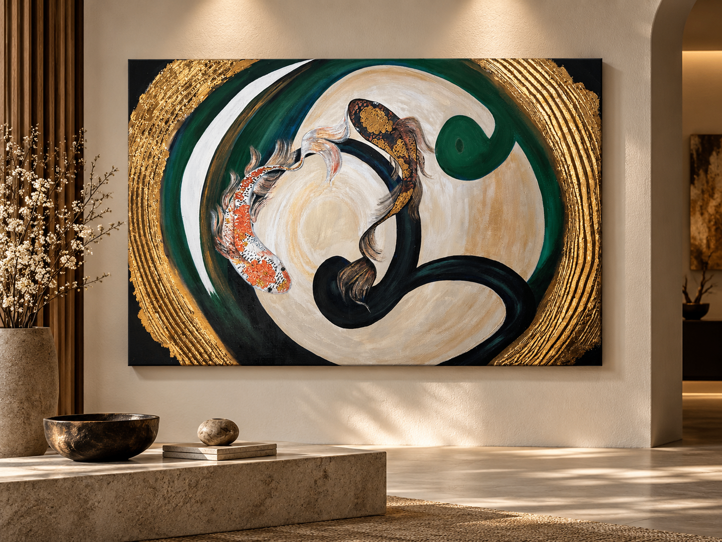 Yin Yang Koi’s — Styled gallery/interior view