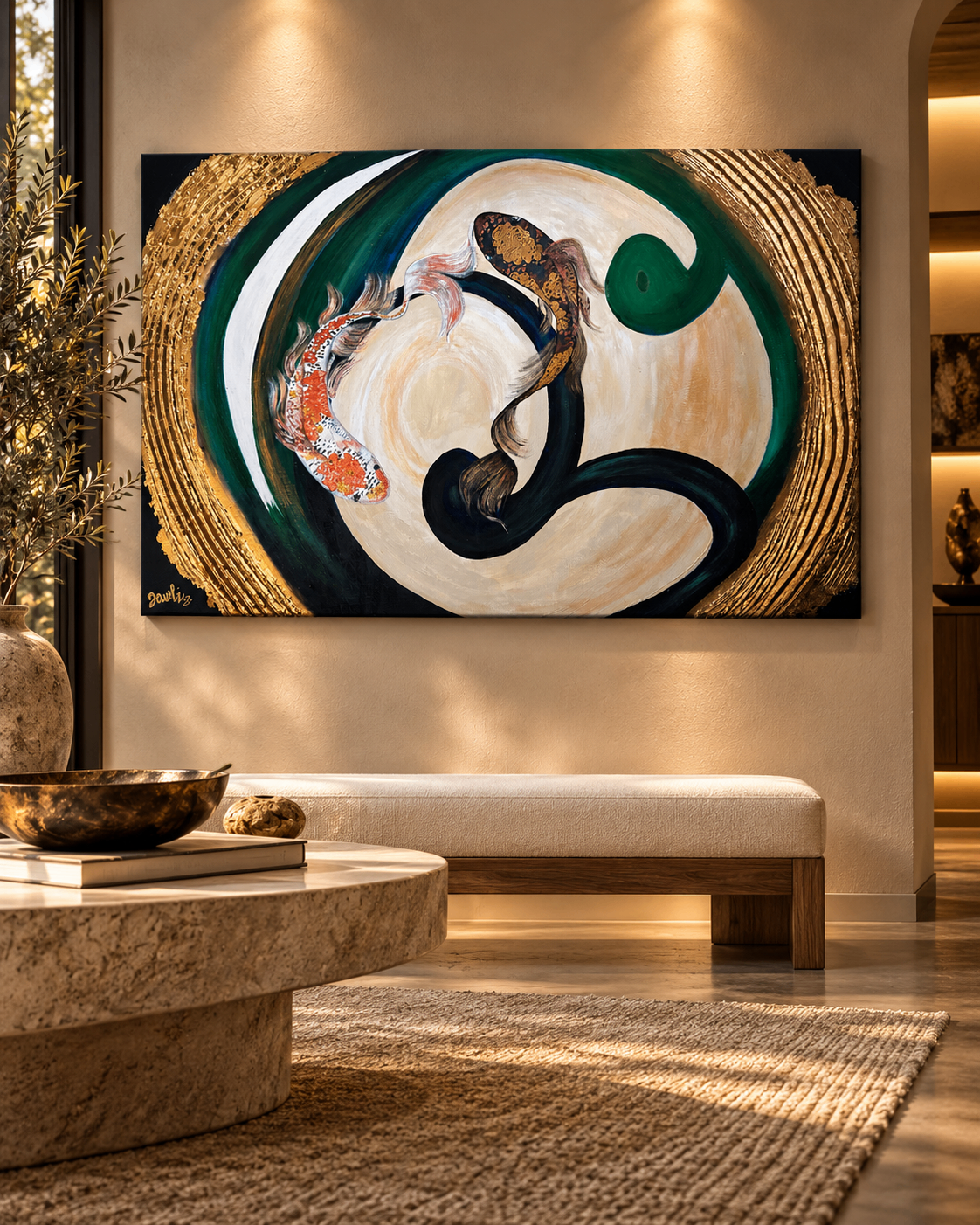 Yin Yang Koi’s — Clean full artwork view