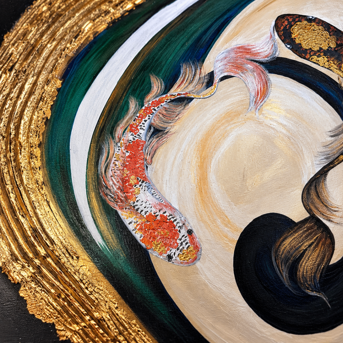 Yin Yang Koi’s — Detail close-up #1